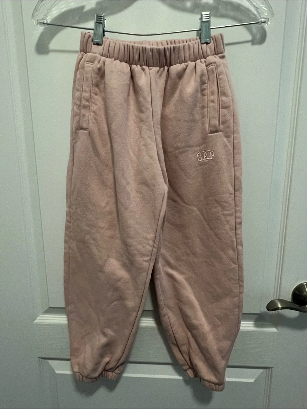 GAP Girls Light Pink Fleece Joggers